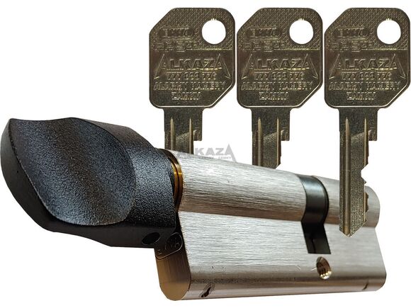 Zámková vložka EVVA FPS 31/K56 (30/50) s knoflíkem, 3mi klíči a ochranou proti odvrtání